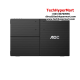 AOC 16T3E 15.6" Monitor (IPS, 1920 × 1080, 4ms, 250cd/m², 60Hz, USB)