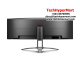 AOC AG493UCX2 49" Gaming Monitor (VA, 5120 × 1440, 1ms, 550cd/m², 165Hz, HDMI, DP, USB)
