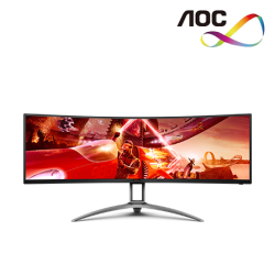 AOC AG493UCX2 49" Gaming Monitor (VA, 5120 × 1440, 1ms, 550cd/m², 165Hz, HDMI, DP, USB)