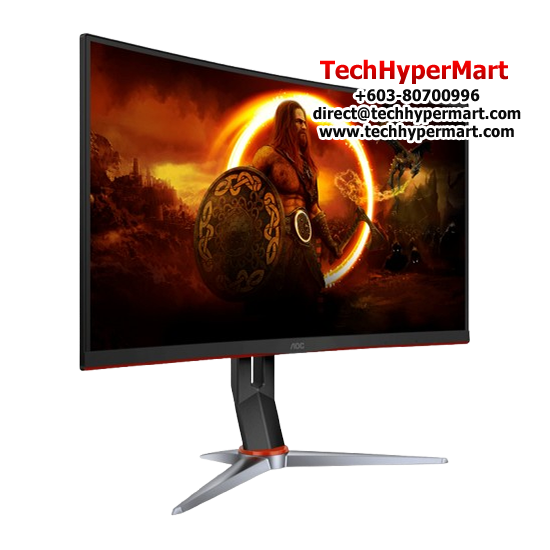 AOC CQ27G2X 27" Gaming Monitor (VA, 2560 × 1440, 1ms, 300cd/m², 144Hz, HDMI, DP) AOC CQ27G2X 27" Gaming Monitor (VA, 2560 × 1440, 1ms, 300cd/m², 144Hz, HDMI, DP)