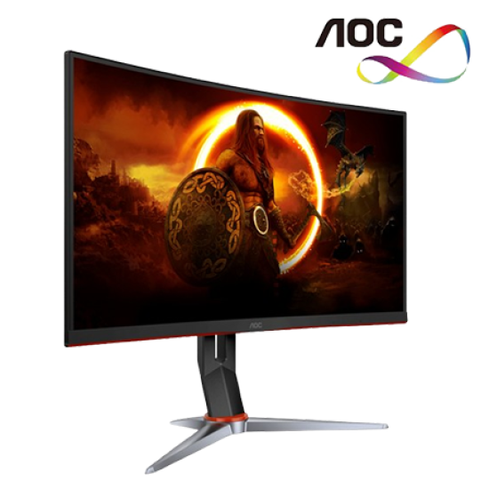 AOC CQ27G2X 27" Gaming Monitor (VA, 2560 × 1440, 1ms, 300cd/m², 144Hz, HDMI, DP) AOC CQ27G2X 27" Gaming Monitor (VA, 2560 × 1440, 1ms, 300cd/m², 144Hz, HDMI, DP)
