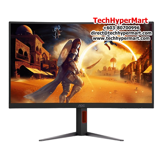 AOC CQ27G4 27" Monitor (VA, 2560 × 1440, 1ms, 300cd/m², 144Hz, HDMI, DP)