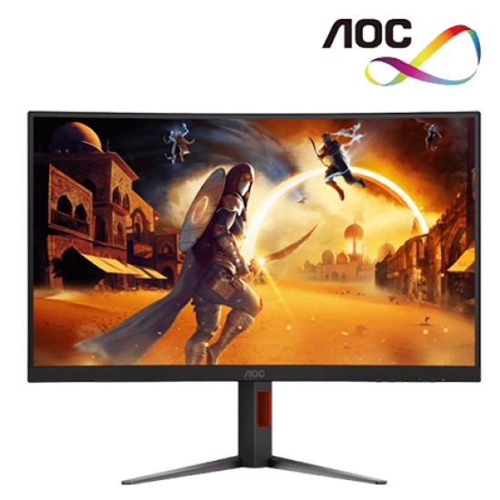 AOC CQ27G4 27" Monitor (VA, 2560 × 1440, 1ms, 300cd/m², 144Hz, HDMI, DP)