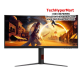 AOC CU34G4 34" Monitor (VA, 3440 × 1440, 1ms, 300cd/m², 180Hz, HDMI, DP)