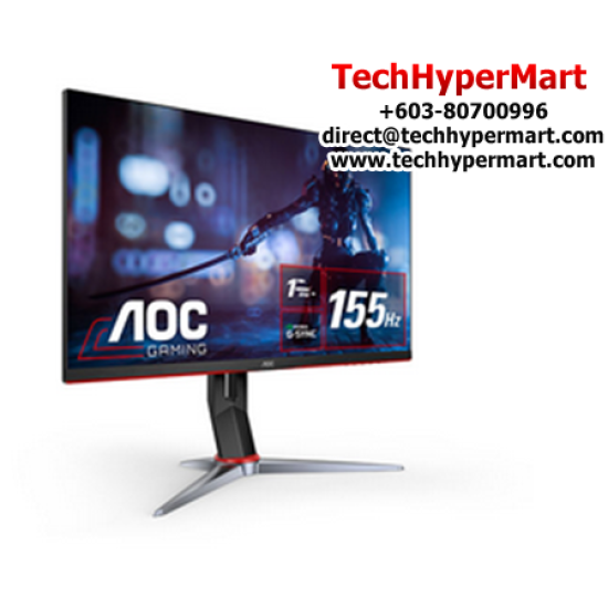 AOC Q27G2S 27" LED Monitor (IPS, 2560 × 1440, 1ms, 350cd/m², 155Hz, HDMI, DP) AOC Q27G2S 27" LED Monitor (IPS, 2560 × 1440, 1ms, 350cd/m², 155Hz, HDMI, DP)