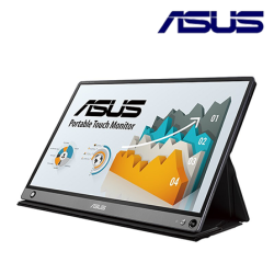 ASUS ZenScreen Touch MB16AMT USB Portable Monitor (15.6-inch, IPS, Full HD, 10-point Touch, Built-in Battery, USB Type-C, Micro-HDMI)