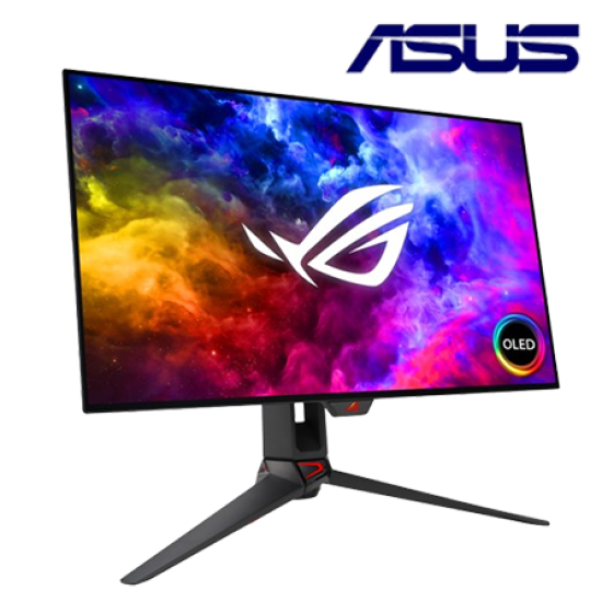 Asus PG27AQDM 26.5" Gaming Monitor (OLED, 2560 x 1440, 0.3ms, 450cd/m², 1:500:000:1, 240Hz, HDMI, DP, USB) Asus PG27AQDM 26.5" Gaming Monitor (OLED, 2560 x 1440, 0.3ms, 450cd/m², 1:500:000:1, 240Hz, HDMI, DP, USB)