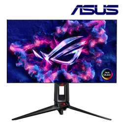 Asus PG27AQDP 26.5" Gaming Monitor (OLED, 2560 x 1440, 0.3ms, 450cd/m², 1:500:000:1, 480Hz, HDMI, DP, USB)