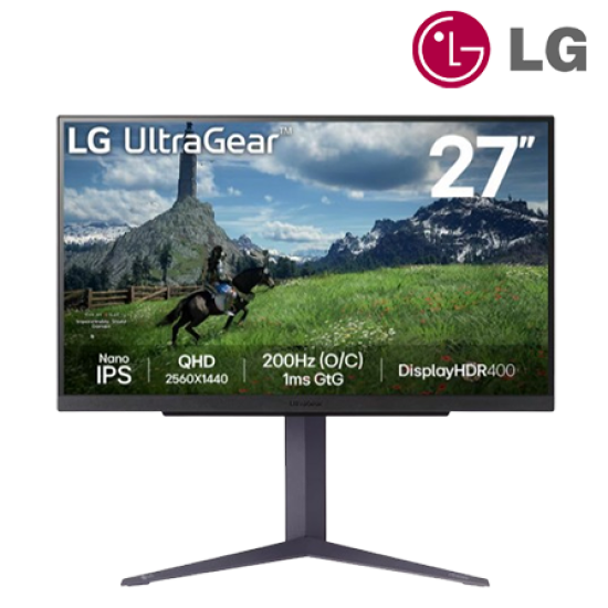 LG 27GS85Q 27" LED Monitor (IPS, 2560 x 1440, 1ms, 400cd/m2, 200Hz, HDMI, DP) LG 27GS85Q 27" LED Monitor (IPS, 2560 x 1440, 1ms, 400cd/m2, 200Hz, HDMI, DP)