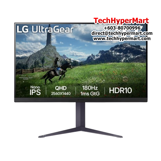 LG 32GS85Q 31.5" LED Monitor (IPS, 2560 x 1440, 1ms, 350cd/m2, 180Hz, HDMI, DP) LG 32GS85Q 31.5" LED Monitor (IPS, 2560 x 1440, 1ms, 350cd/m2, 180Hz, HDMI, DP)