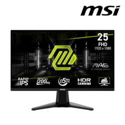 MSI MAG 255F E20 24.5" Gaming Monitor (IPS, 1920 x 1080, 0.5ms , 300cd/m², 200Hz, HDMI, DP)