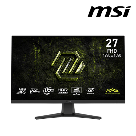 MSI MAG 272F X24 27" Gaming Monitor  (IPS, 1920 x 1080, 0.5ms , 300cd/m², 240Hz, HDMI, DP)