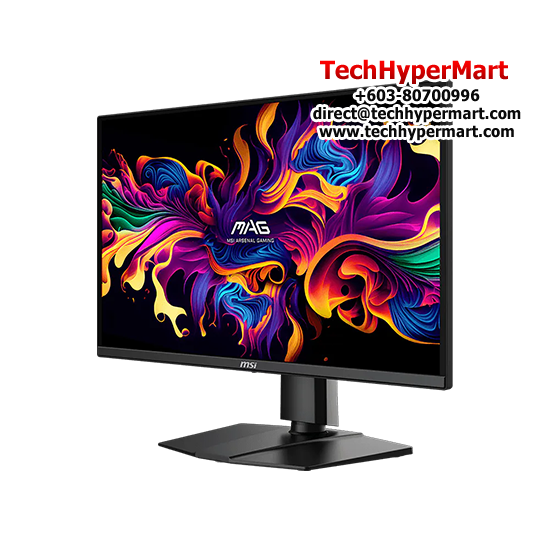MSI MAG 272QP QD-OLED X24 26.5" Gaming Monitor (OLED, 2560 x 1440, 0.3ms , 400cd/m², 240Hz, HDMI, DP)