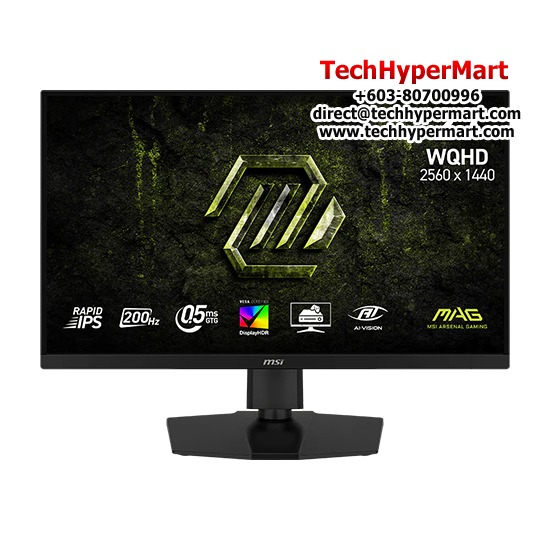 MSI MAG 274QPF E20 27" Gaming Monitor  (IPS, 2560 x 1440, 0.5ms , 300cd/m², 200Hz, HDMI, DP)