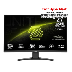 MSI MAG 275CQF E18 27" Gaming Monitor (VA, 2560 x 1440, 0.5ms , 250cd/m², 180Hz, HDMI, DP)