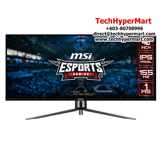 MSI MAG 401QR 40" Monitor (IPS, 3440 x 1440, 1ms , 400cd/m², 155Hz, HDMI, DP) MSI MAG 401QR 40" Monitor (IPS, 3440 x 1440, 1ms , 400cd/m², 155Hz, HDMI, DP)