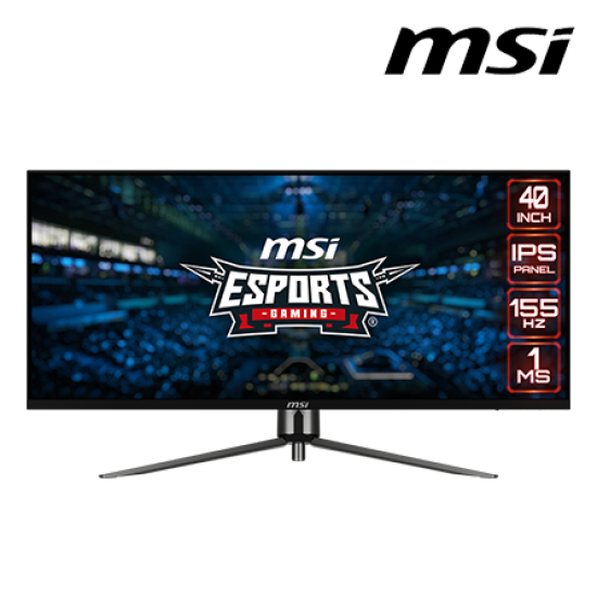 MSI MAG 401QR 40" Monitor (IPS, 3440 x 1440, 1ms , 400cd/m², 155Hz, HDMI, DP) MSI MAG 401QR 40" Monitor (IPS, 3440 x 1440, 1ms , 400cd/m², 155Hz, HDMI, DP)