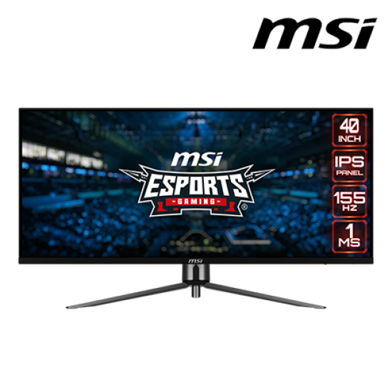 MSI MAG401QR 40" Gaming Monitor (IPS, 3440 x 1440, 1ms , 400cd/m², 155Hz, HDMI, DP)