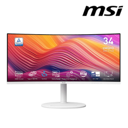 MSI MODERN MD342CQPW 34" Monitor  (VA, 3440 x 1440, 1ms , 300cd/m², 120Hz, HDMI, DP, USB)
