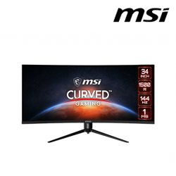 MSI Optix MAG342CQR 34" Curve Gaming Monitor (VA, 3440 x 1440, 1ms , 300cd/m², 144Hz, HDMI, DP)