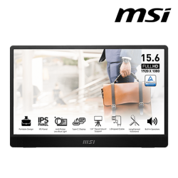 MSI Pro MP161 E2 15.6" Monitor (IPS, 1920 x 1080, 4ms , 250cd/m², 60Hz, Mini HDMI)