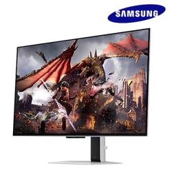 Samsung S32DG802S 32" Curved Gaming Monitor (OLED, 3840 x 2160, 0.3ms, 250cd/m², 240Hz, HDMI, Micro HDMI, DP)