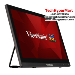 Viewsonic TD1630-3 16" HD Touchscreen Monitor (IPS, 1366 x 768, 12ms, 200cd/m2, 60Hz, Spk, HDMI, VGA)