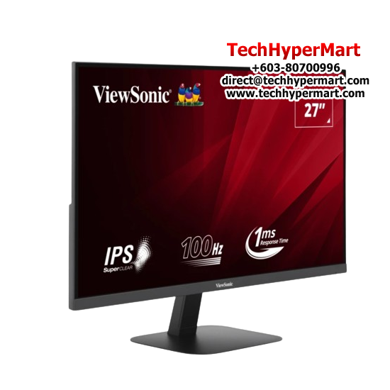 Viewsonic VA2708-2K-MHD 27” Monitor (IPS, 2560 x 1440, 1ms, 250cd/m², 100Hz, HDMI, DP)