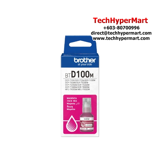 Brother BTD100C Colour Ink Cartridge (Up To 5000 Pages, For DCP-T530DW)