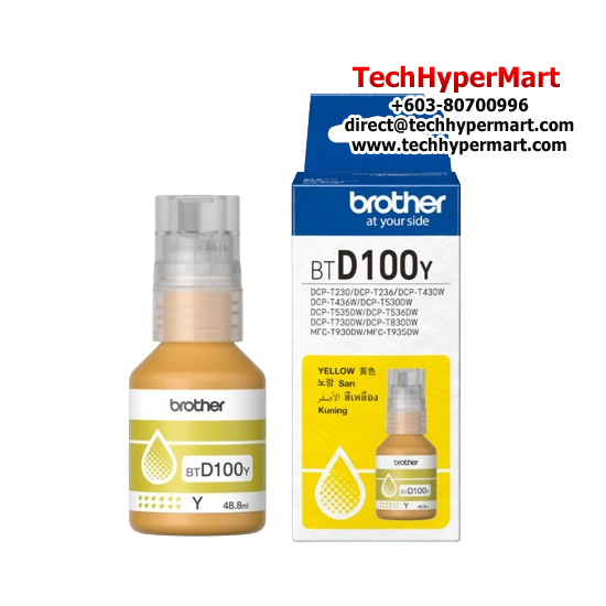 Brother BTD100C Colour Ink Cartridge (Up To 5000 Pages, For DCP-T530DW)