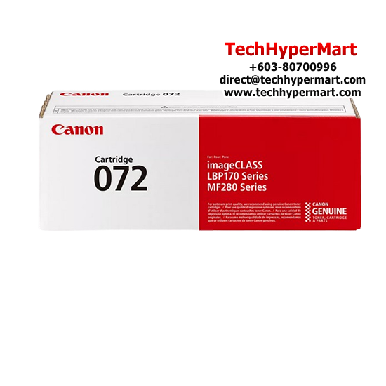 Canon CART 072 Black Toner (5647C003AA) (1400 Pages Yield, For LBP172dw, LBP171dn, MF289dw, MF286dn, MF284dw)