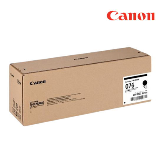 Canon Cartridge 076 BK Black Toner (6570C001AA) (3100 Pages Yield, For LBP811Cx)