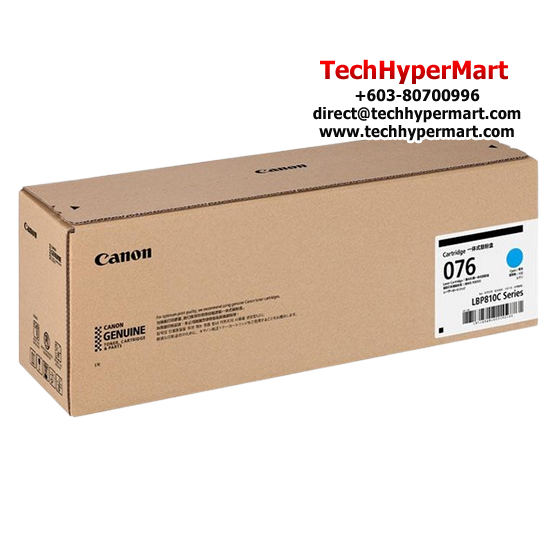 Canon Cartridge 076 C Colour Toner (6568C001AA) (3100 Pages Yield, For LBP811Cx)