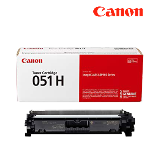 Canon Cart-051H Black Toner Cartridges (2169C003AA) (Original Cartridge, 4,100 Pages Yield, For LBP162DW) Canon Cart-051H Black Toner Cartridges (2169C003AA) (Original Cartridge, 4,100 Pages Yield, For LBP162DW)