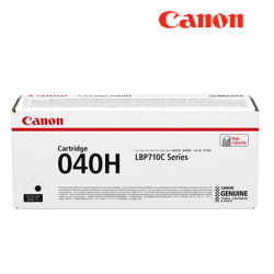 Canon Cartridge 040H BK  Toner Cartridges (0461C001AA) (12,500 Pages Yield, For LBP712Cx)