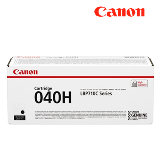 Canon Cartridge 040H BK Toner Cartridges (0461C001AA) (12,500 Pages Yield, For LBP712Cx) Canon Cartridge 040H BK Toner Cartridges (0461C001AA) (12,500 Pages Yield, For LBP712Cx)