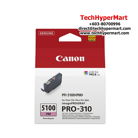 Canon PFI-5100 Cartridge (14.4ml For PRO-310)