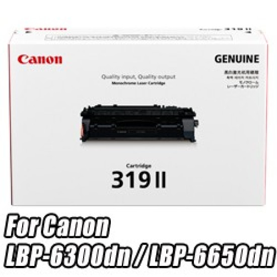 Canon Cartridge 319 II Toner (3480B003AA, 6400pgs, For LBP-251dw, LBP-253x, MF416dw) Canon Cartridge 319 II Toner (3480B003AA, 6400pgs, For LBP-251dw, LBP-253x, MF416dw)