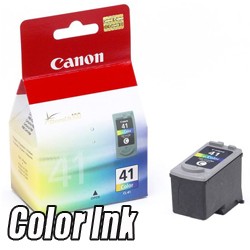 Canon CL-41 Colour Ink Cartridge (12ml, For Model : iP1200, 1300, 1600, 1700, MX308, 318)