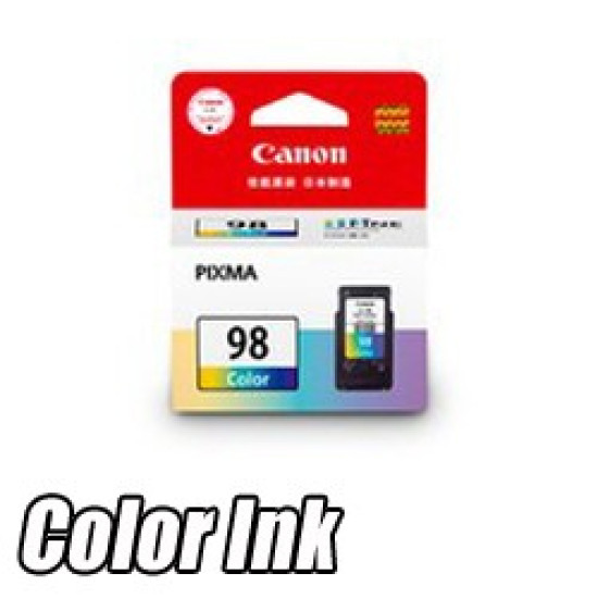 Canon CL-98 Color Original Cartridge (15ml, For E500, E510, E600, E610 Printer) Canon CL-98 Color Original Cartridge (15ml, For E500, E510, E600, E610 Printer)