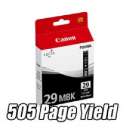 Canon PGI-29MBK Ink Tank (For PIXMA PRO-1, Original Cartridge, 505 Page Yield)