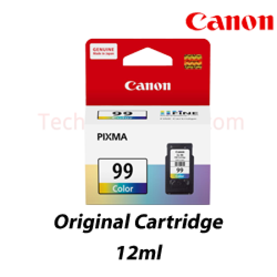 Canon CL-99 Color Fine Cartridge (9080B001AA) (Original Cartridge, 12ml, For Pixma E560 Printer)