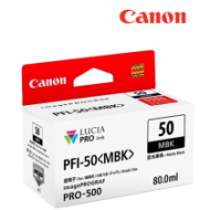 Canon PFI-50MBK Matte Black Ink Tank (0533C001AA, 80ml, For imagePROGRAF PRO-500)