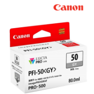 Canon PFI-50GY Gray Ink Tank (0540C001AA, 80ml, For imagePROGRAF PRO-500)