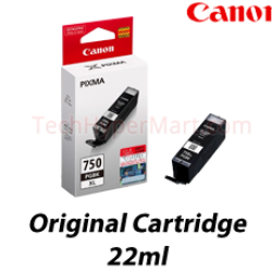 Canon PGI-750XL Black Pigment Ink Tank (22ml, For MG5470, 6370, iP7270, MX727)