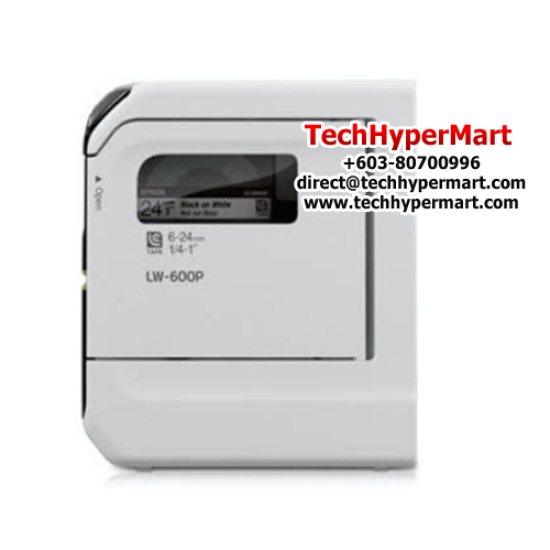Epson LW-600P Label Printer (,12,18,24mm Tape, Speed 15mm/sec, Auto Full/hulf Cutter, Bluetooth connectivity)