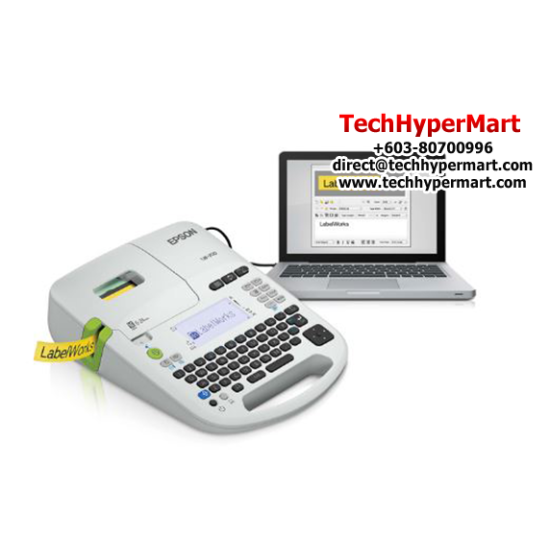 Epson LW-700 Label Work Printer (9,12,18,24mm Tape, 7 Font Sizes, Auto Cutter, PC-Connectable) Epson LW-700 Label Work Printer (9,12,18,24mm Tape, 7 Font Sizes, Auto Cutter, PC-Connectable)