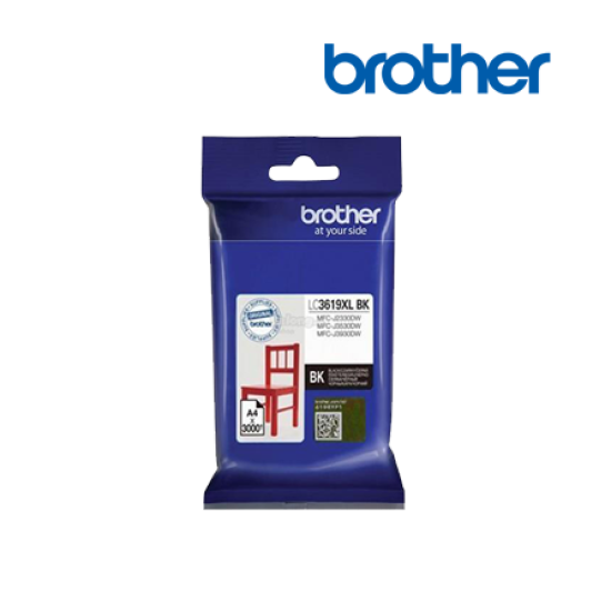 Brother LC3619XLBK Ink (Up To 3,000 pages, For MFC-J2330DW, J2730DW, J2530DW, J3930DW) Brother LC3619XLBK Ink (Up To 3,000 pages, For MFC-J2330DW, J2730DW, J2530DW, J3930DW)