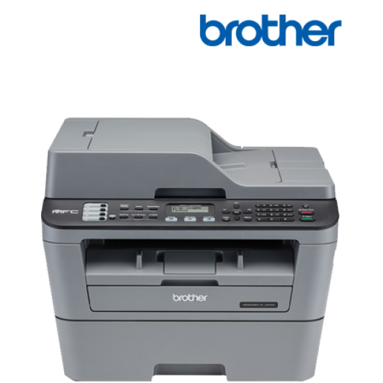Brother Mono Laser MFC-L2700D AIO Printer (Print, Copy, Scan, Fax, Speed 30ppm, Auto Duplex, ADF, Wired) Brother Mono Laser MFC-L2700D AIO Printer (Print, Copy, Scan, Fax, Speed 30ppm, Auto Duplex, ADF, Wired)