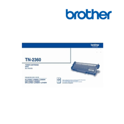 Brother TN-2360 Standard Black Toner (For HL-L2320D, DCP-L2520D, MFC-L2700D Series)